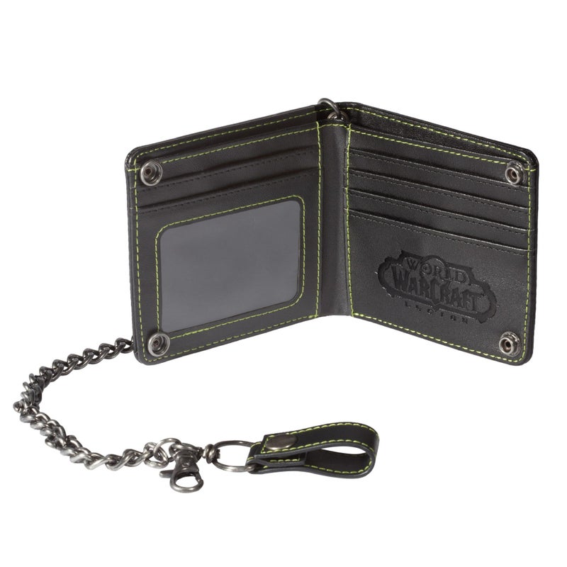 JINX World of Warcraft: Legion Bi-Fold Chain Wallet, Black, One Size - Image 3